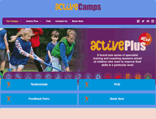 Tablet Screenshot of active-camps.com